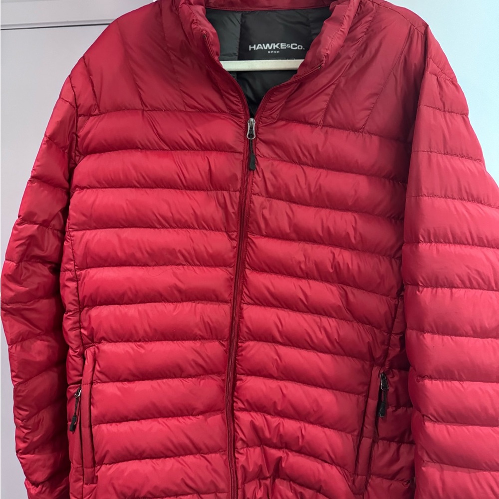 Hawke & Co Vibrant Red Quilted Jacket